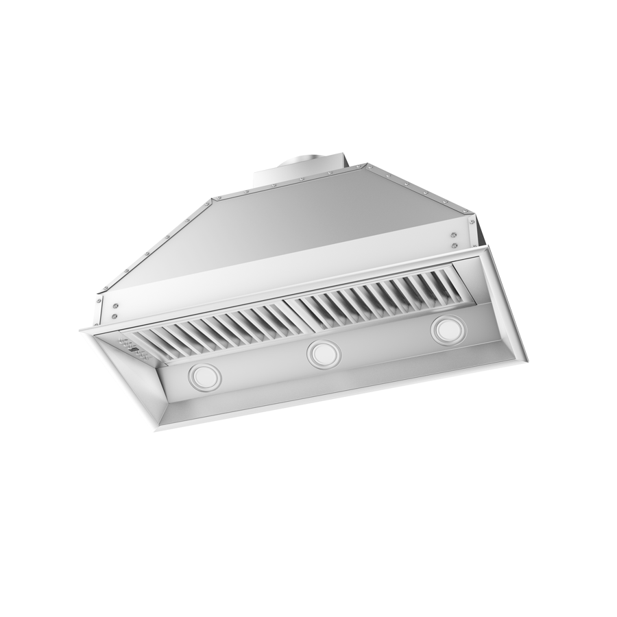 ZLINE 40 Inch Range Hood Insert 15 Inch Depth Stainless Steel Built-In Ventilation 400 CFM (695-40)