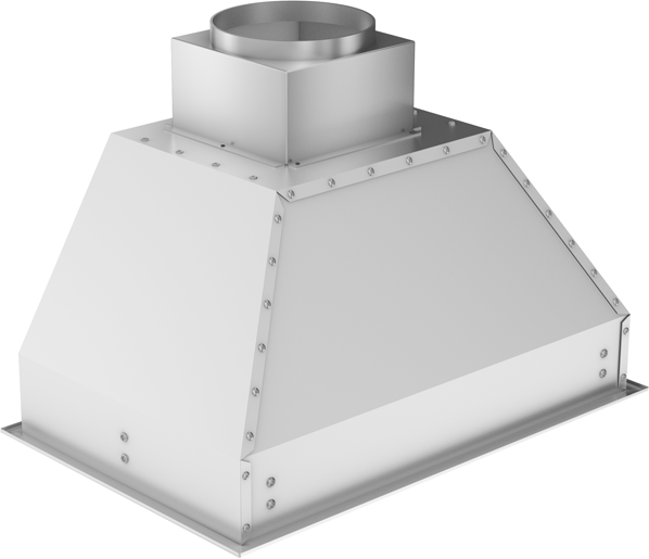 ZLINE 28 in. Range Hood Insert 18 in. Depth Wall Mount Stainless Steel Built-In Ventilation 700 CFM (698-28)