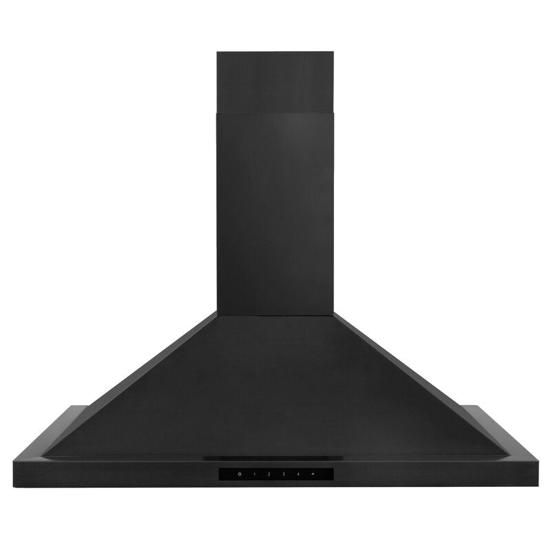 ZLINE 36 in Wall Mount Range Hood Convertible Black Stainless Steel 400 CFM (BSKBN-36)