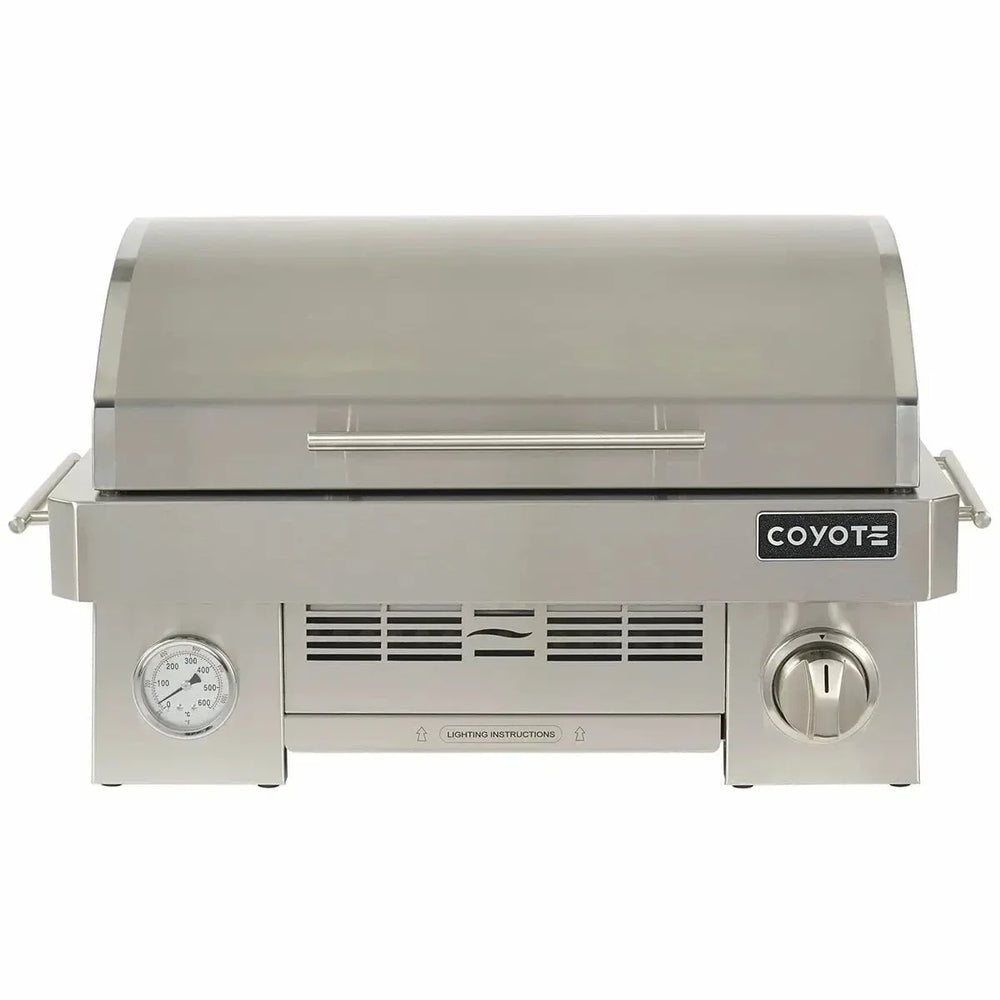 Coyote Portable Grill; Infinity burner up to 20,000 btu; LP Gas ONLY