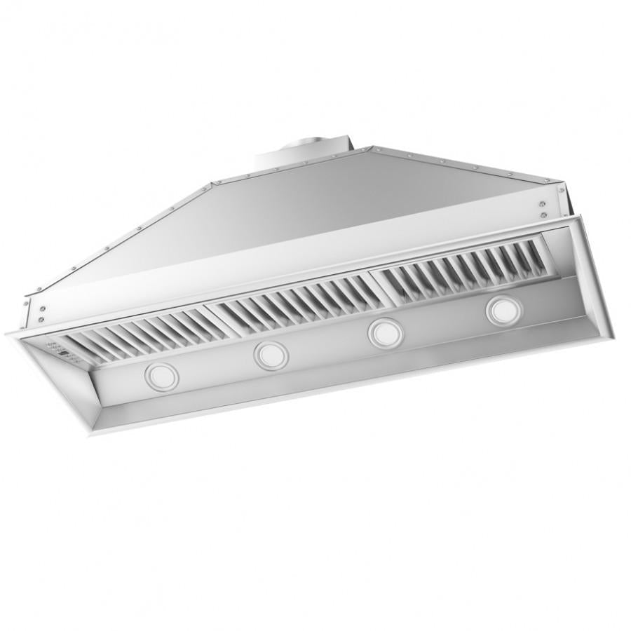 ZLINE 46 in. Range Hood Insert Wall Mount 21 in. Depth Stainless Steel 721-46