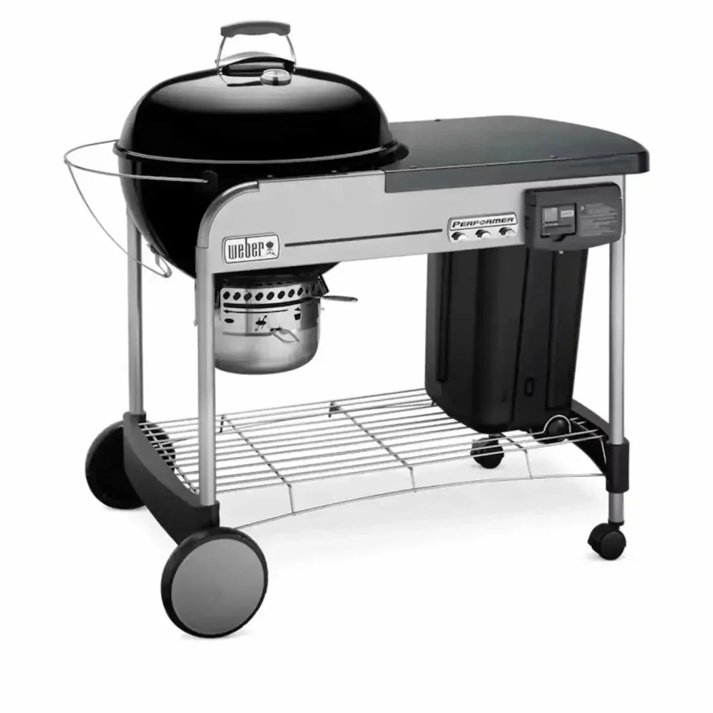 Weber Performer Deluxe Charcoal BBQ Grill, 22.5" in Black