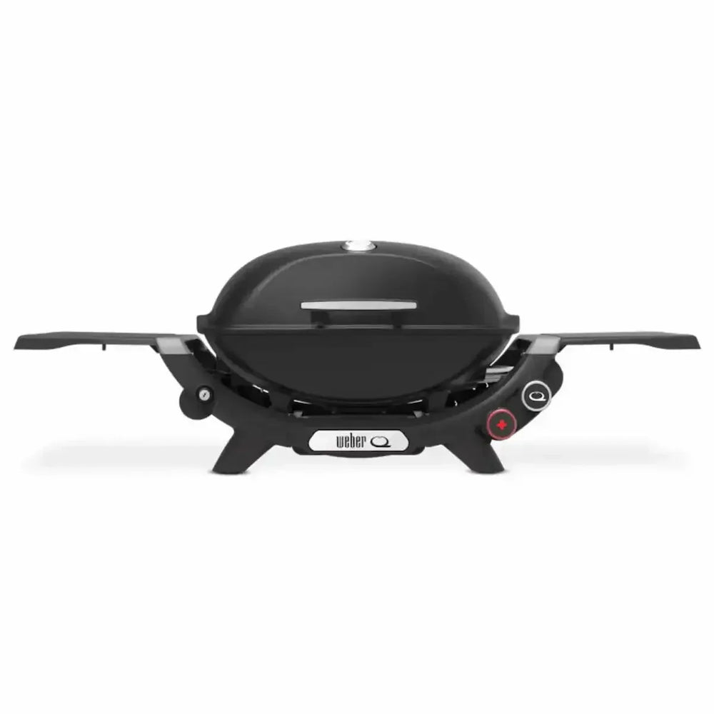 Weber Q 2800N+ Gas BBQ Grill, Midnight Black