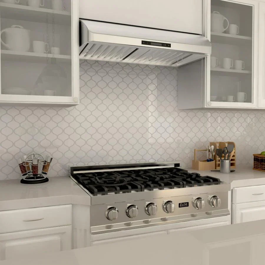 ZLINE 30 in. Under Cabinet Range Hood 600 CFM Stainless Steel 4-Speed LED Lighting (625-30)