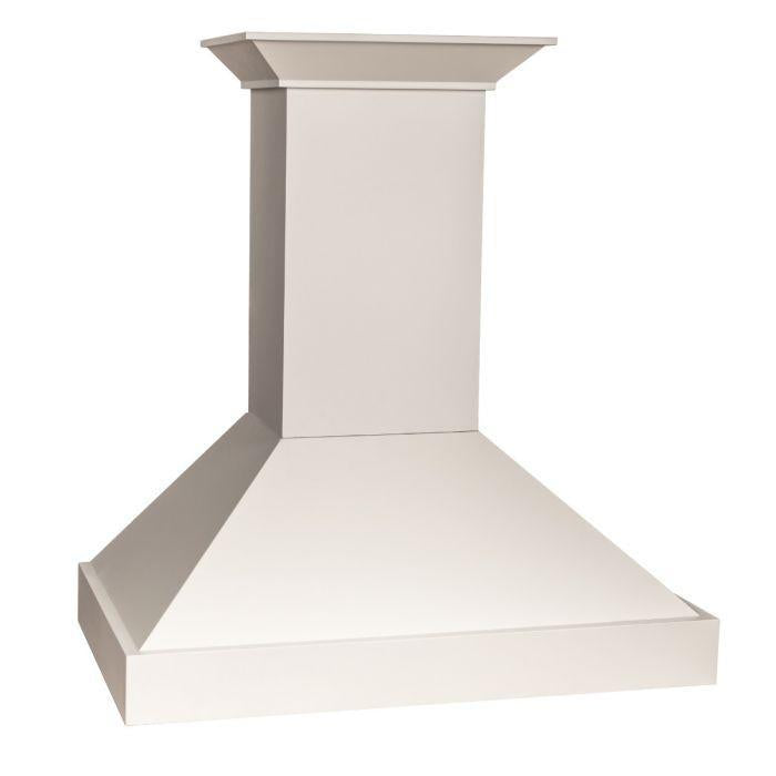 ZLINE 30 in. Wooden Wall Mount Range Hood Cottage White, MODEL KBTT-30