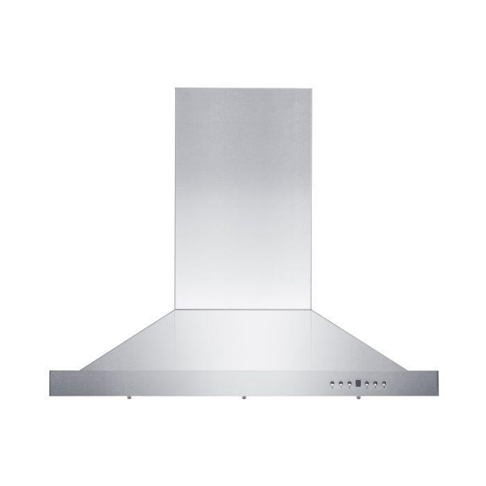 ZLINE 48 in. Island Range Hood Stainless Steel 4-Speed Fan LED Lighting (GL2i-48)