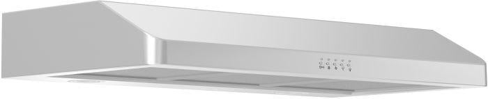 ZLINE 30 in Under Cabinet Range Hood Stainless Steel 400 CFM LED Lighting Dishwasher-Safe Baffle Filters (617-30)