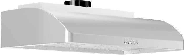 ZLINE 36 in Under Cabinet Range Hood Stainless Steel 600 CFM 4-Speed LED Lighting (625-36)