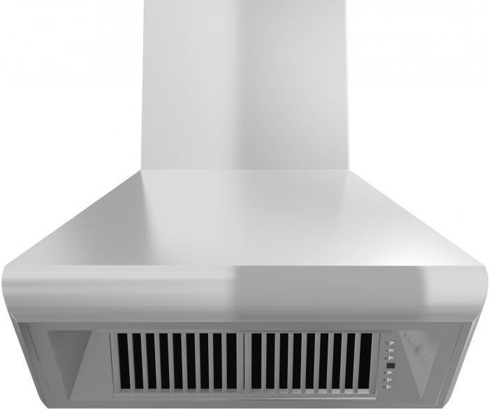 ZLINE 48 in. Wall Mount Range Hood Convertible Vent Stainless Steel 4-Speed 400 CFM (587-48)