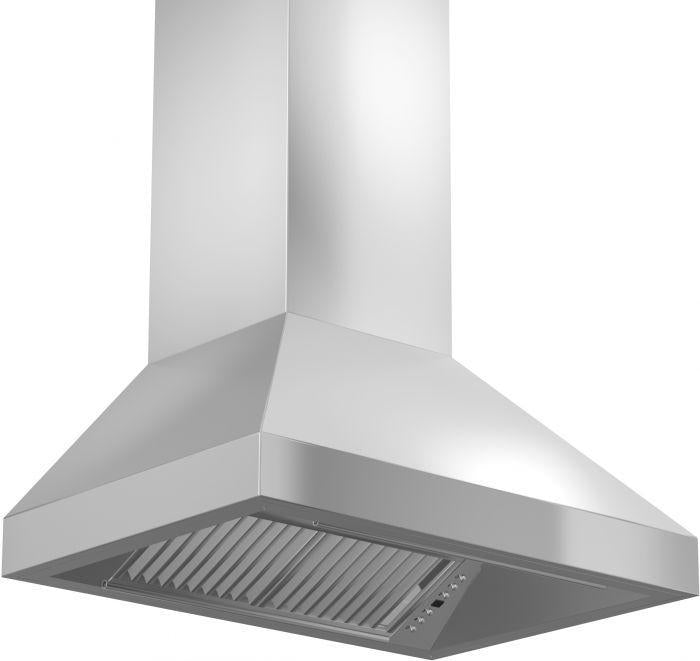ZLINE 36 Inch Wall Mount Range Hood Convertible Vent Stainless Steel 4-Speed 700 CFM (597-36)