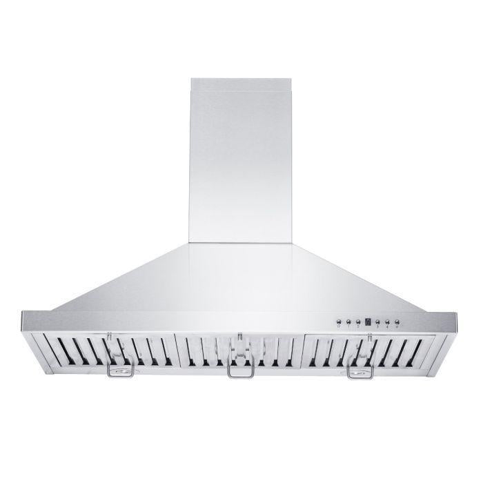 ZLINE 48 in. Wall Mount Range Hood Outdoor Approved Convertible Vent Stainless Steel (KB-304-48)