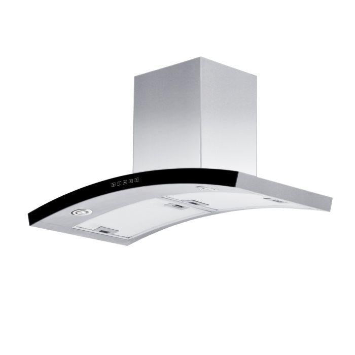 ZLINE 30 in Wall Mount Range Hood Stainless Steel 400 CFM LED Lighting Baffle Filters (KN6-30)