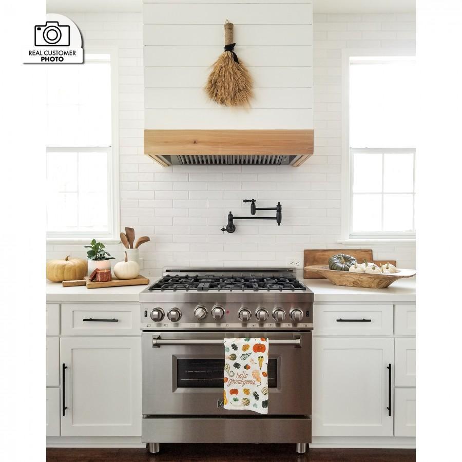 ZLINE 28 in. Range Hood Insert 15 in. Depth Stainless Steel Built-In Wall Mount 4-Speed Fan 400 CFM (695-28)